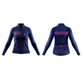Jersey Ciclismo M/L Mujer GW Crosswalk Azul Oscuro